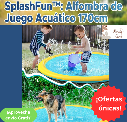 SplashFun™: Alfombra de Juego Acuático 170cm