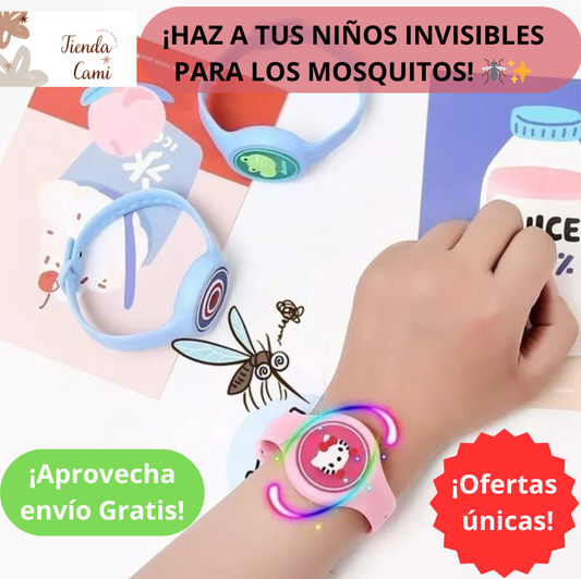 PULSERA ANTIMOSQUITOS PARA NIÑOS