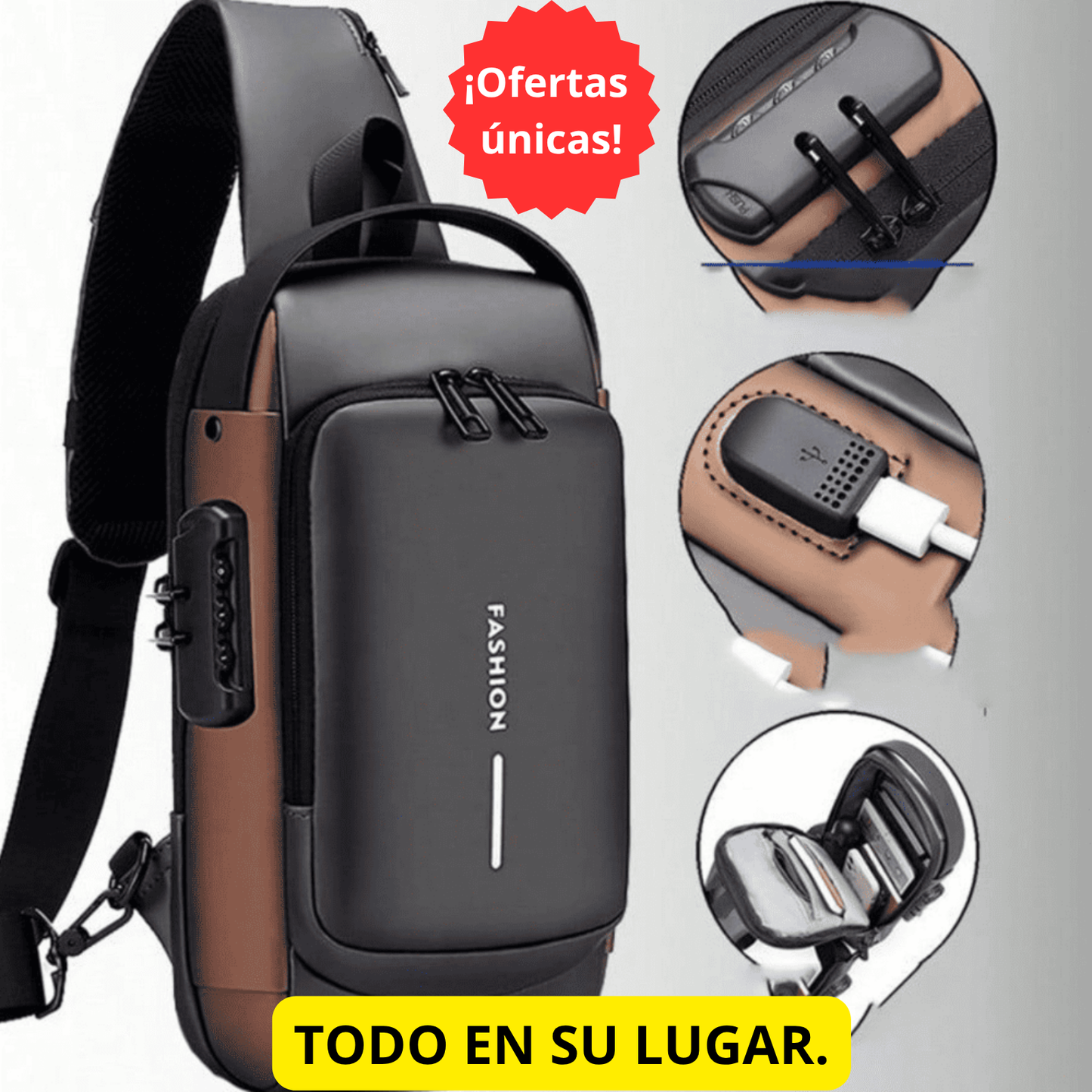 BOLSO ANTIRROBO IMPERMEABLE