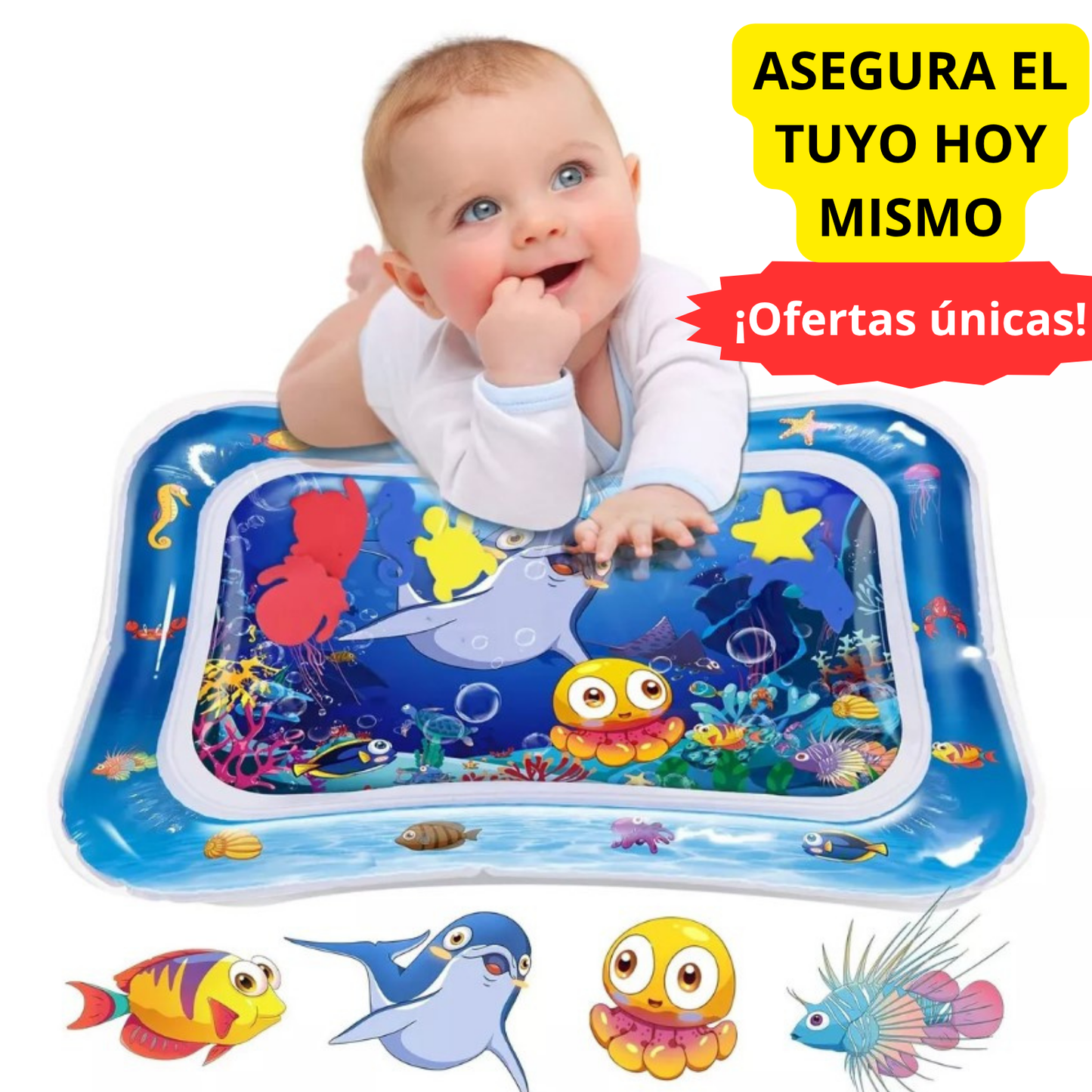 TAPETE DE AGUA INFLABLE PARA BEBÉ