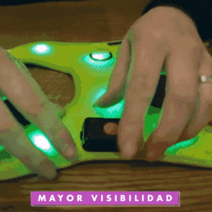GlowGuard™: Arnés LED Pro de Seguridad y Control Total