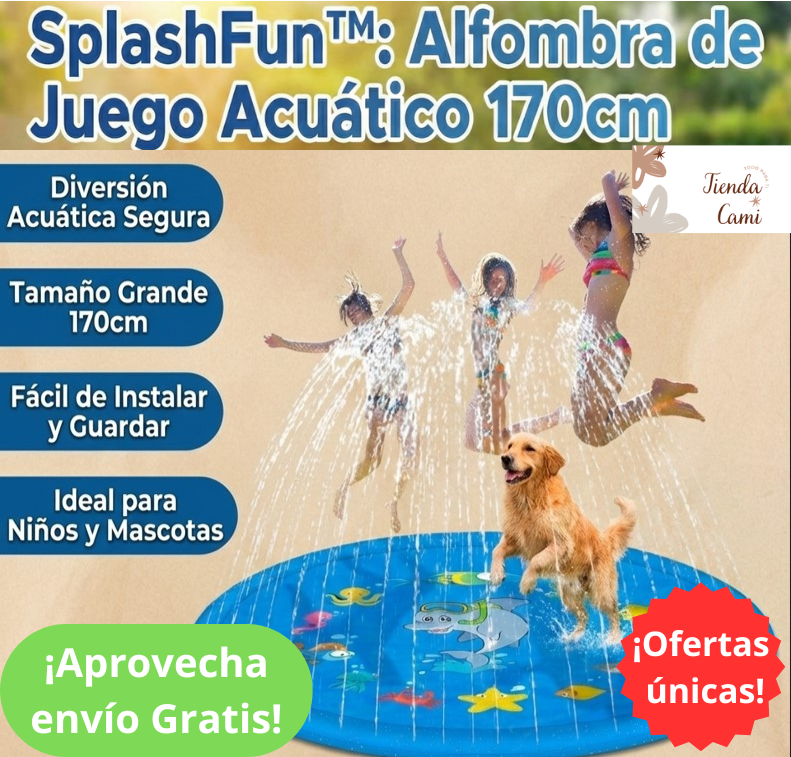 SplashFun™: Alfombra de Juego Acuático 170cm