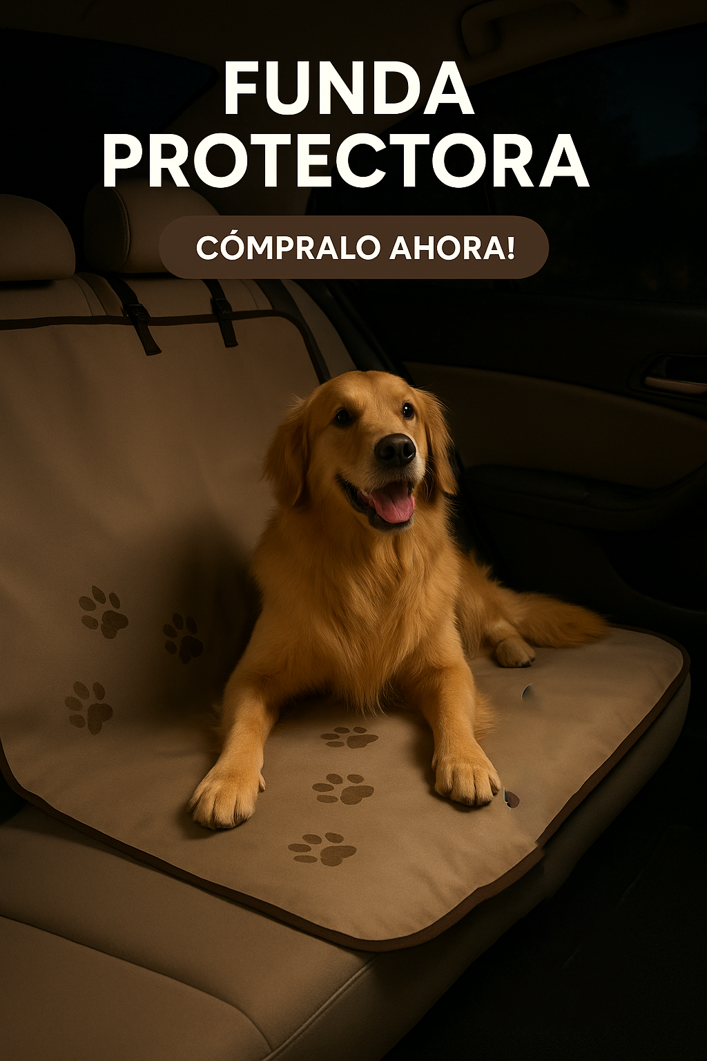 FUNDA PRO IMPERMEABLE - ¡MANTÉN TU AUTO IMPECABLE SIEMPRE! 🚗🐾