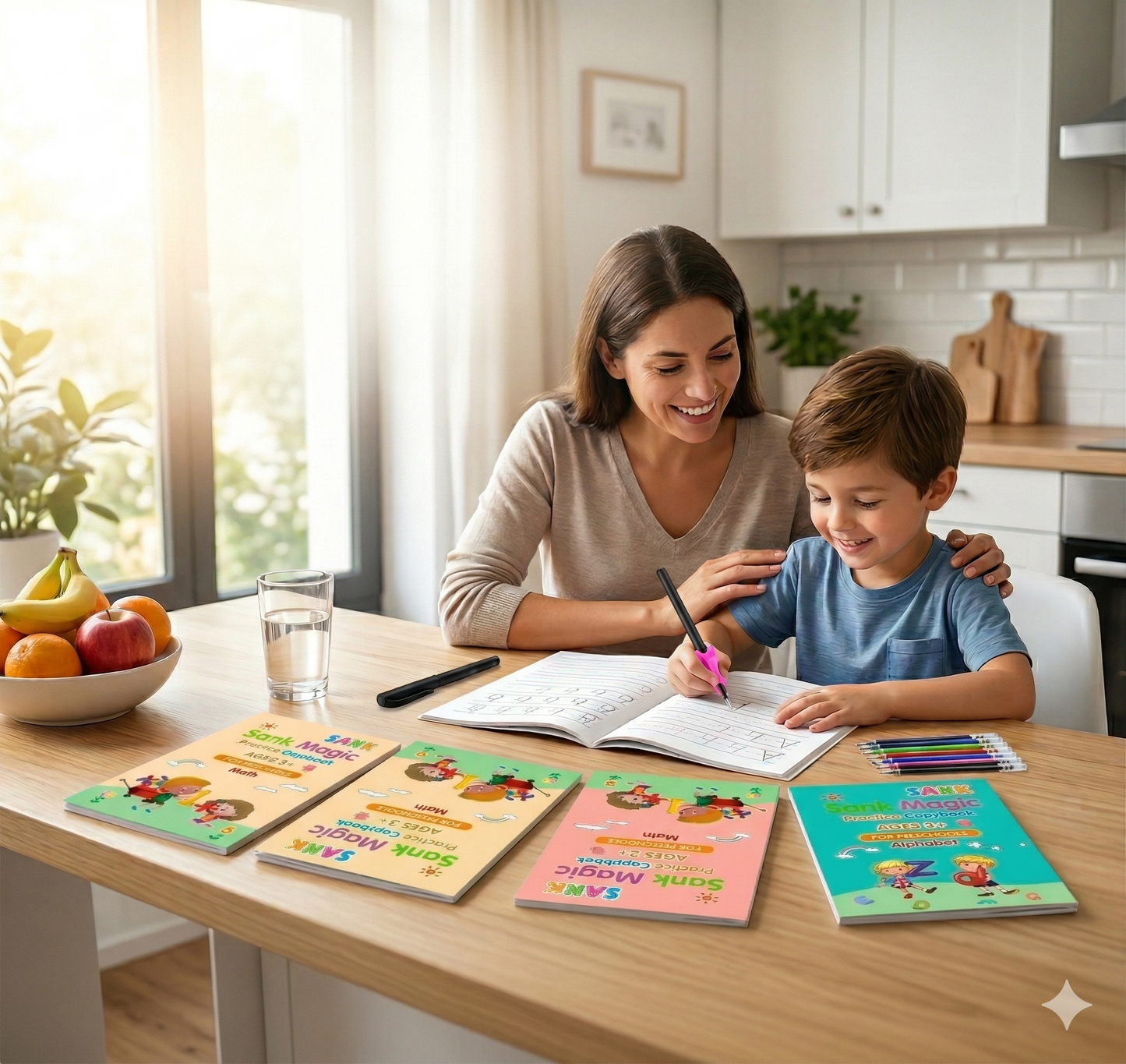 Set Cuaderno Magic Caligrafia Montessori
