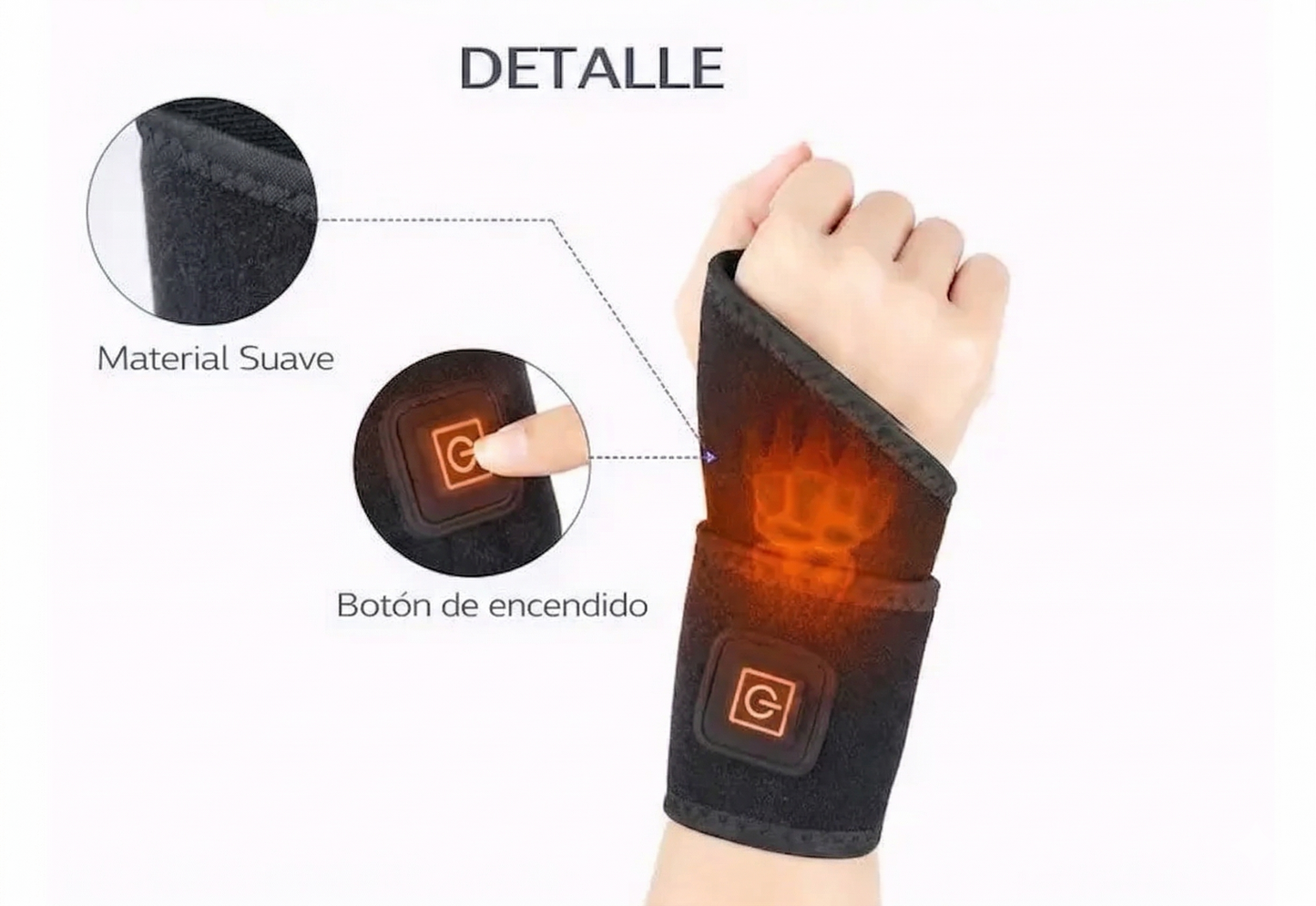 Muñequera Termica Alivio Tendinitis