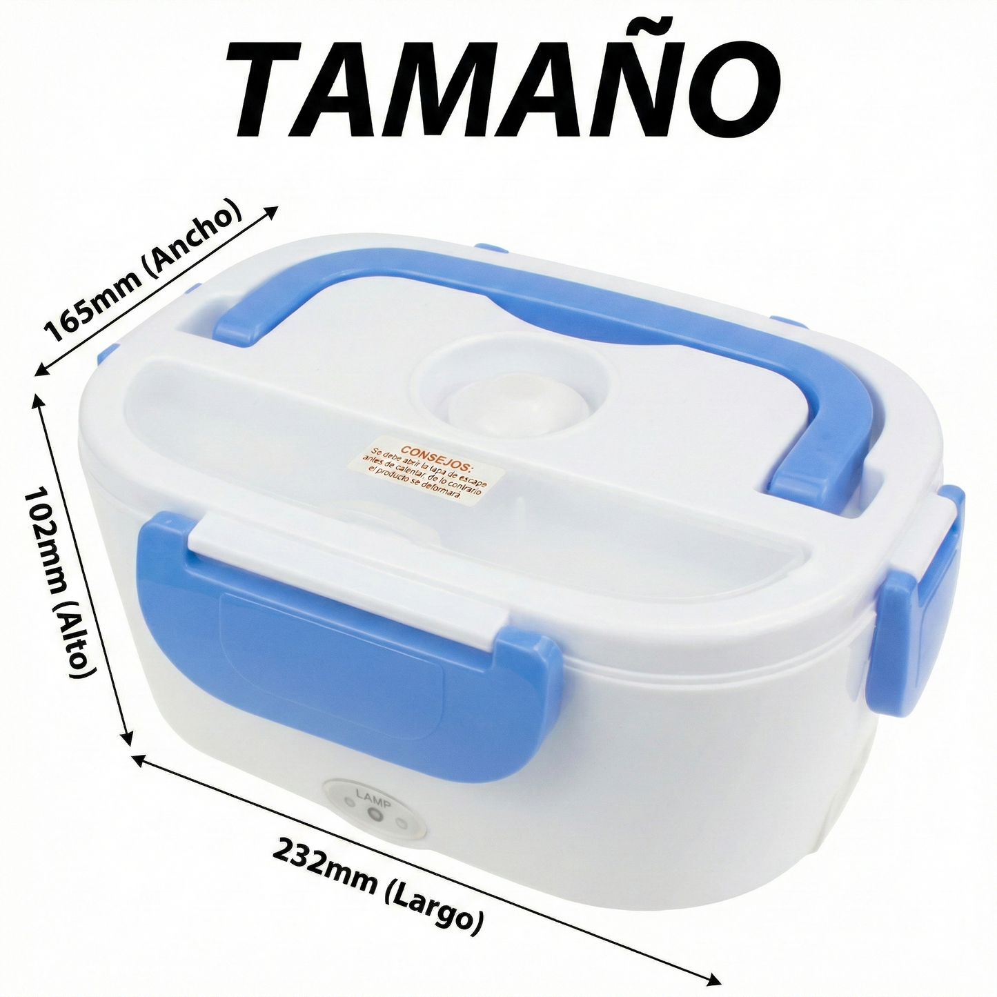 ThermoBox Pro - Comida de casa, caliente en el colegio o la U