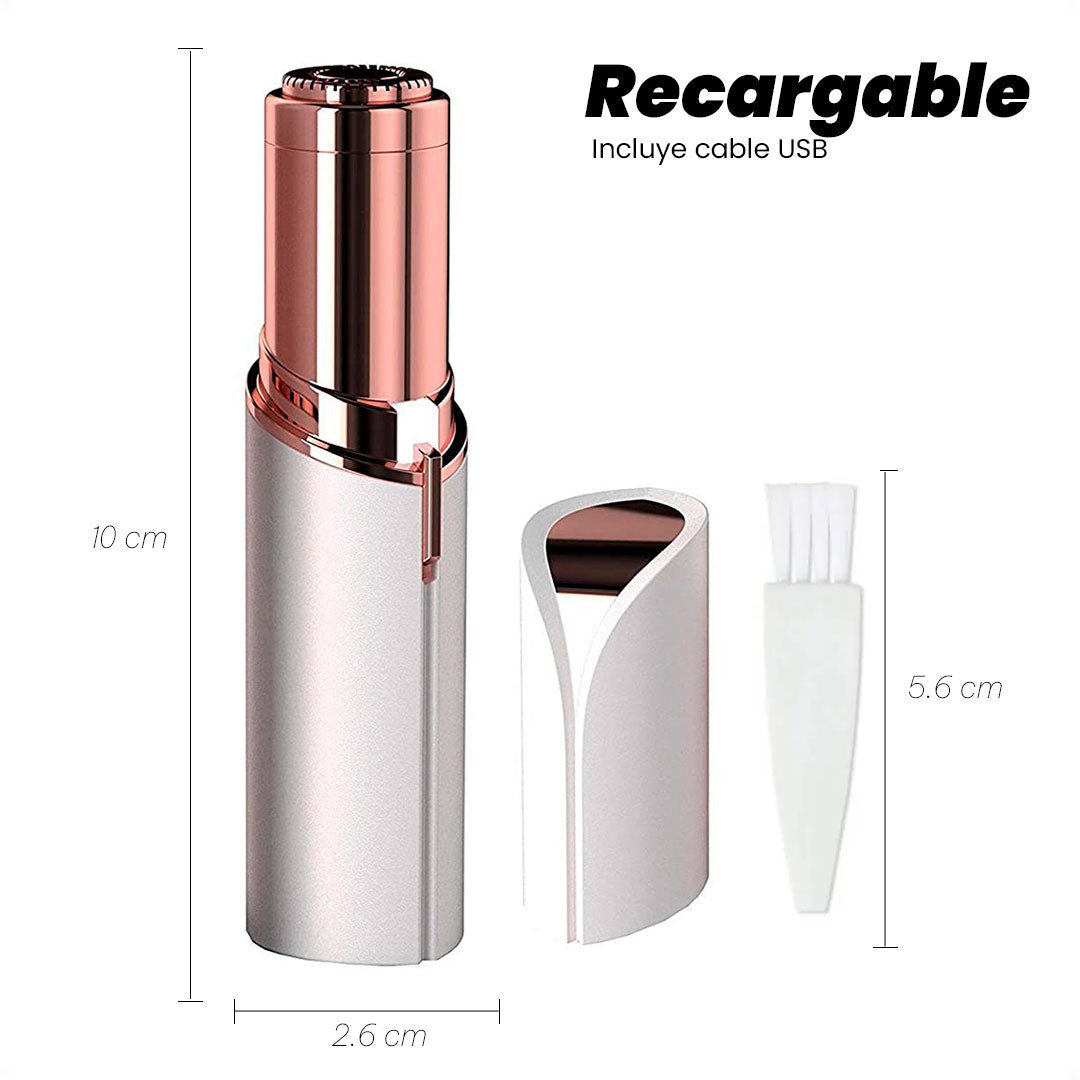 Depiladora Facial Gold Pro: Piel de Seda en Segundos (Recargable USB)