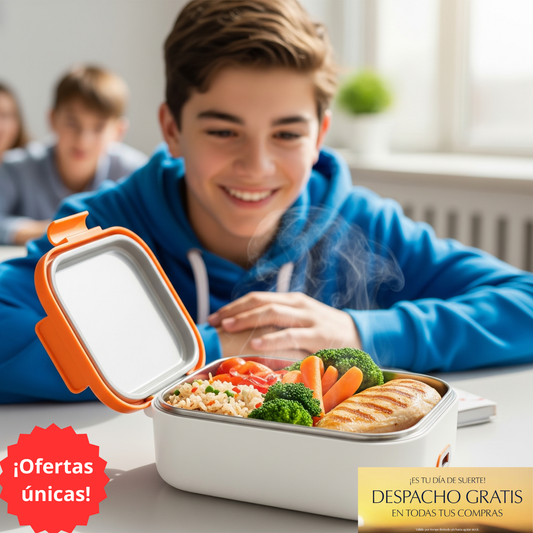 ThermoBox Pro - Comida de casa, caliente en el colegio o la U