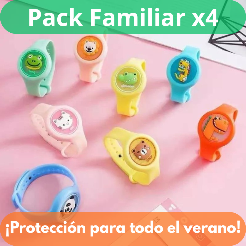PULSERA ANTIMOSQUITOS PARA NIÑOS