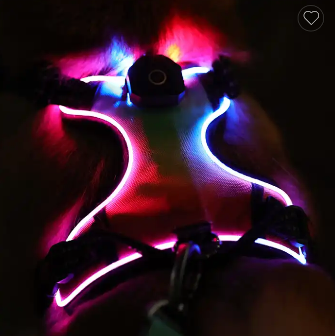 GlowGuard™: Arnés LED Pro de Seguridad y Control Total