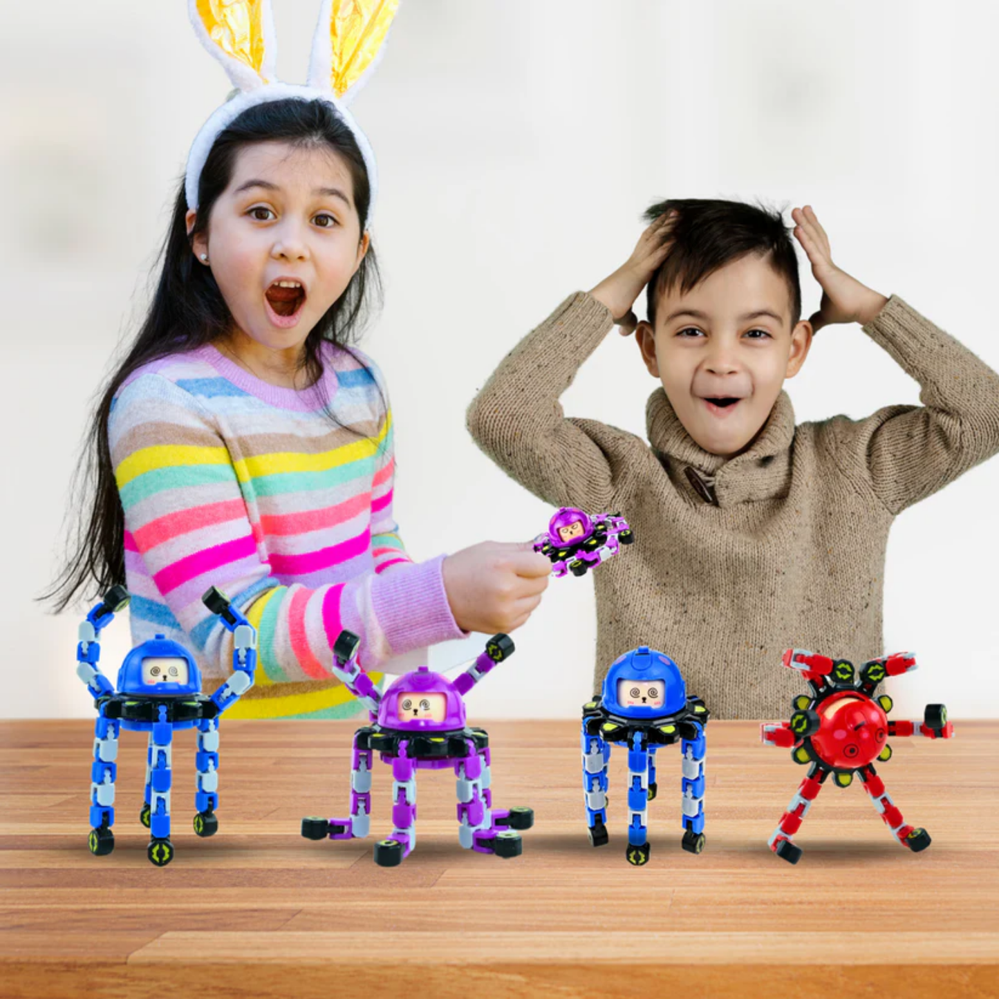 JUGUETE FIDGET SPINNER TRANSFORMABLE ANTIESTR