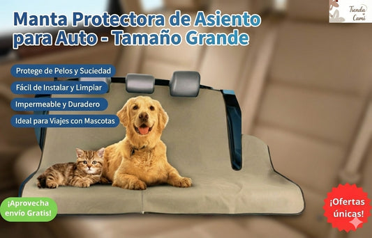 FUNDA PRO IMPERMEABLE - ¡MANTÉN TU AUTO IMPECABLE SIEMPRE! 🚗🐾