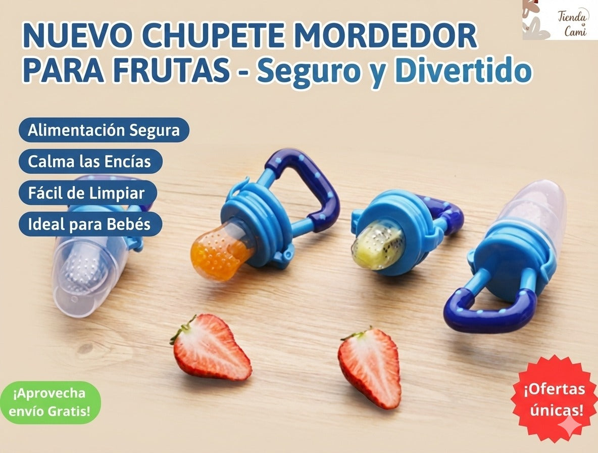 NUEVO CHUPETE MORDEDOR PARA FRUTAS