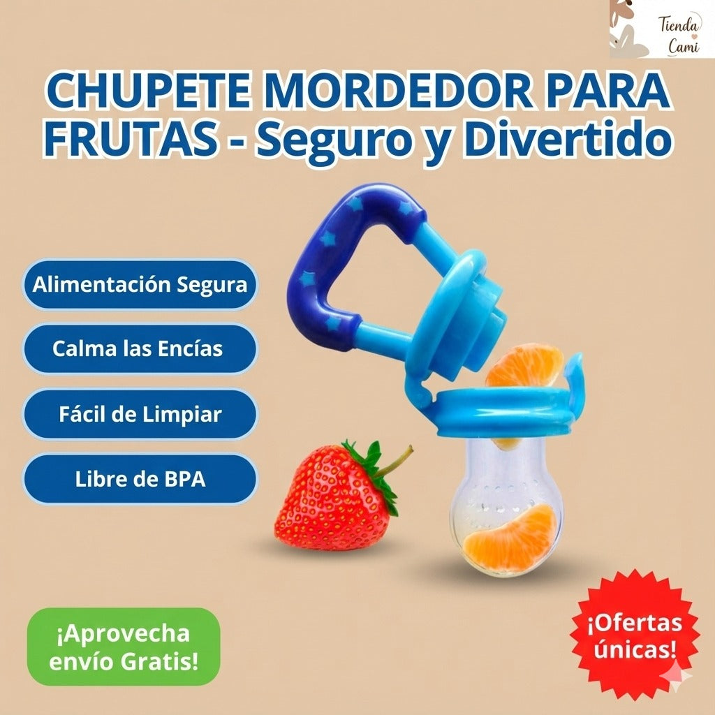 NUEVO CHUPETE MORDEDOR PARA FRUTAS