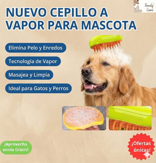 NUEVO CEPILLO A VAPOR PARA MASCOTAS
