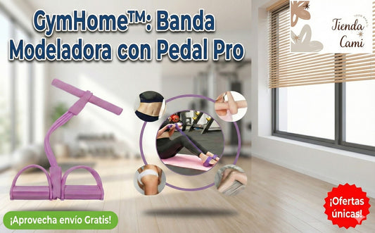 GymHome™: Banda Modeladora con Pedal Pro