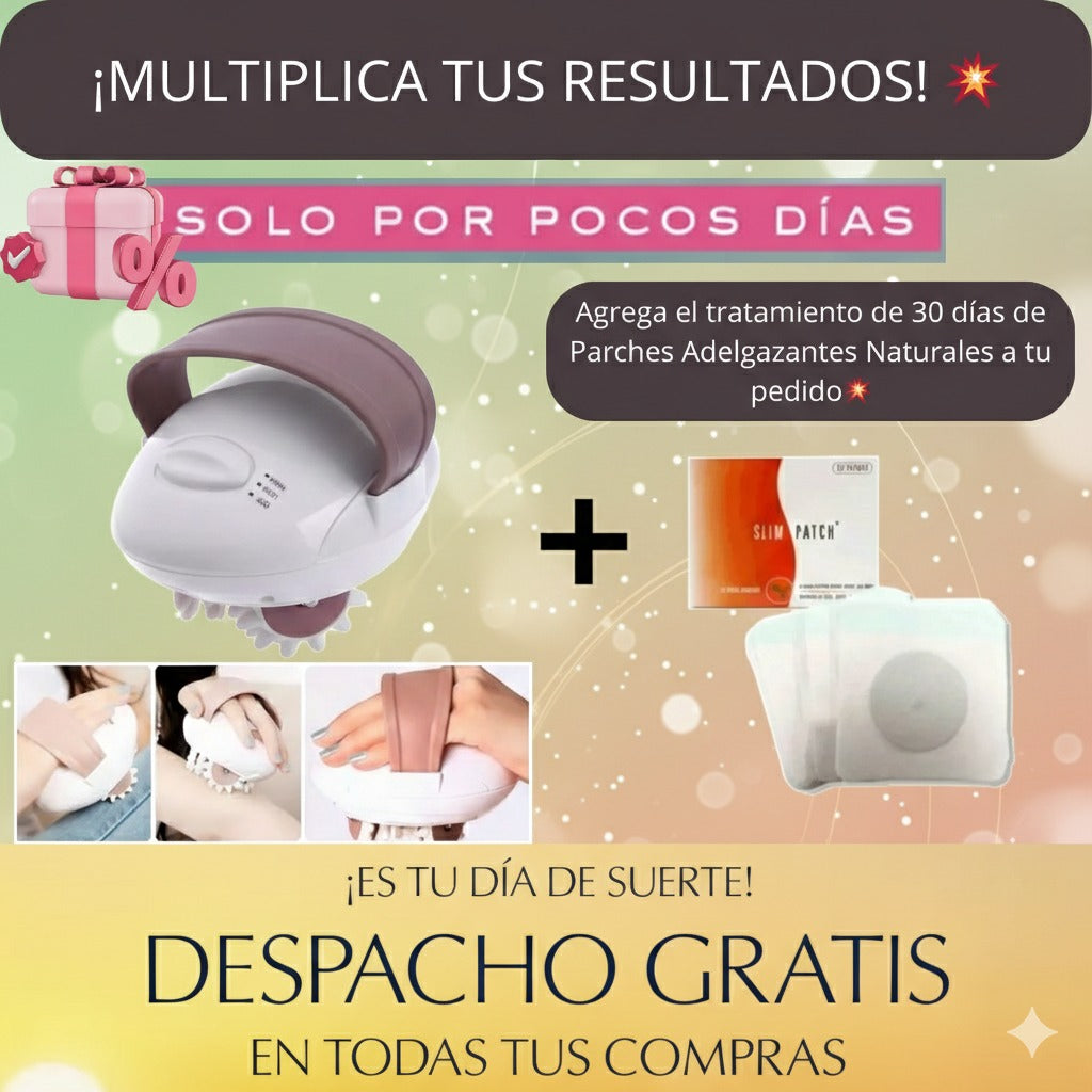 BodySlimmer™ 3D:  MASAJEADOR ELÉCTRICO ANTICELULITICO