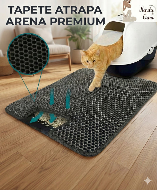 NUEVA ALFOMBRA PARA ATRAPAR ARENA DE GATOS
