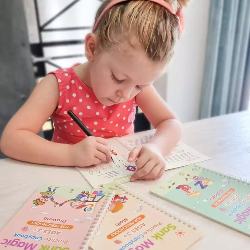 Set Cuaderno Magic Caligrafia Montessori