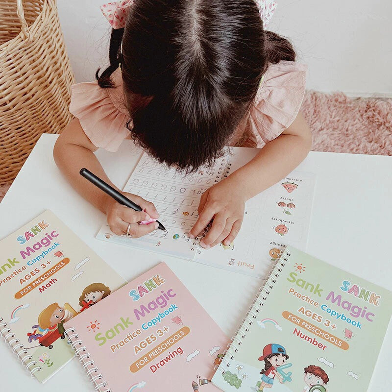 Set Cuaderno Magic Caligrafia Montessori