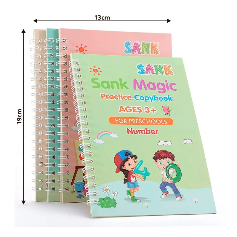 Set Cuaderno Magic Caligrafia Montessori