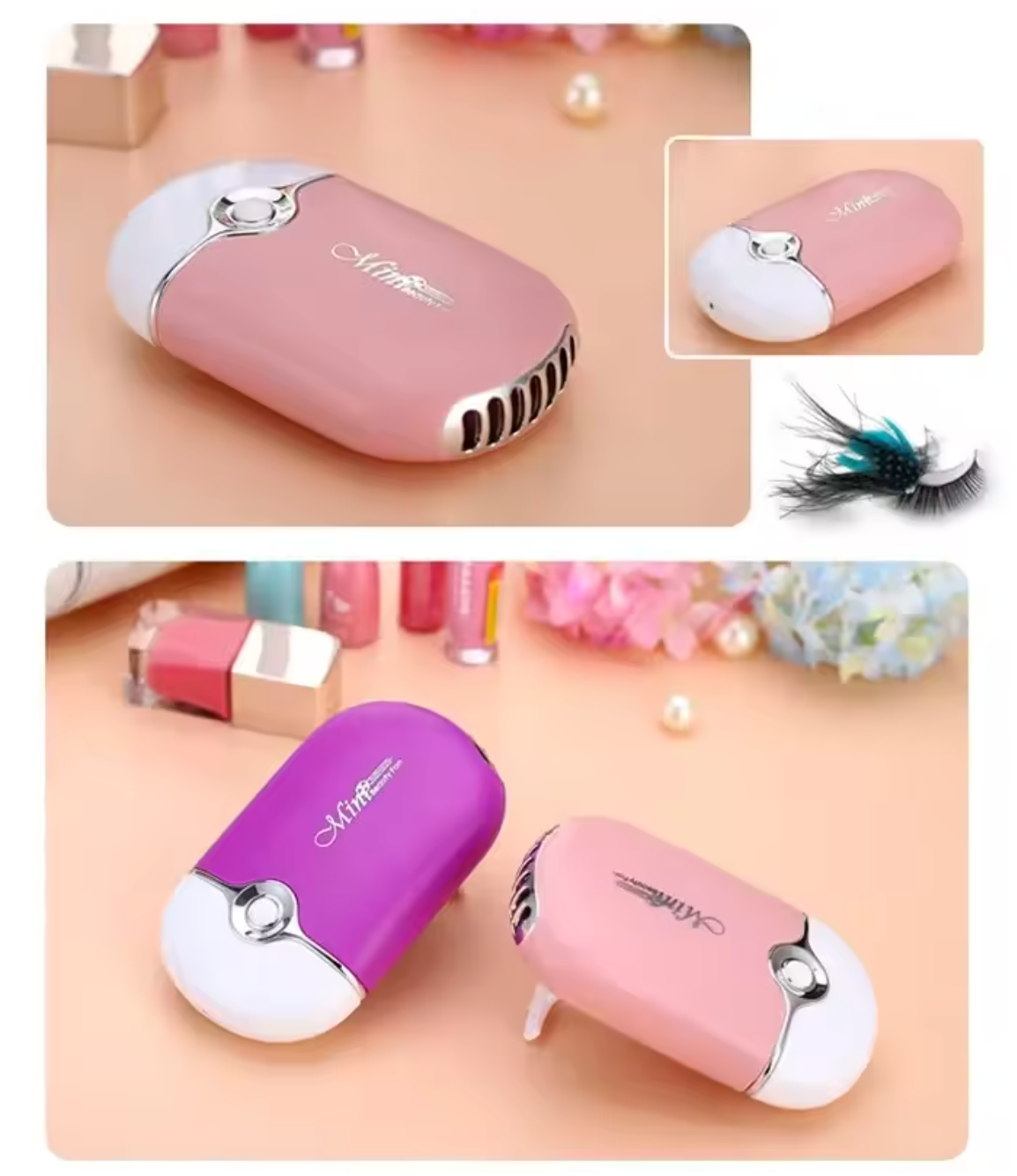 MINI VENTILADOR DE PESTAÑAS Y UÑAS
