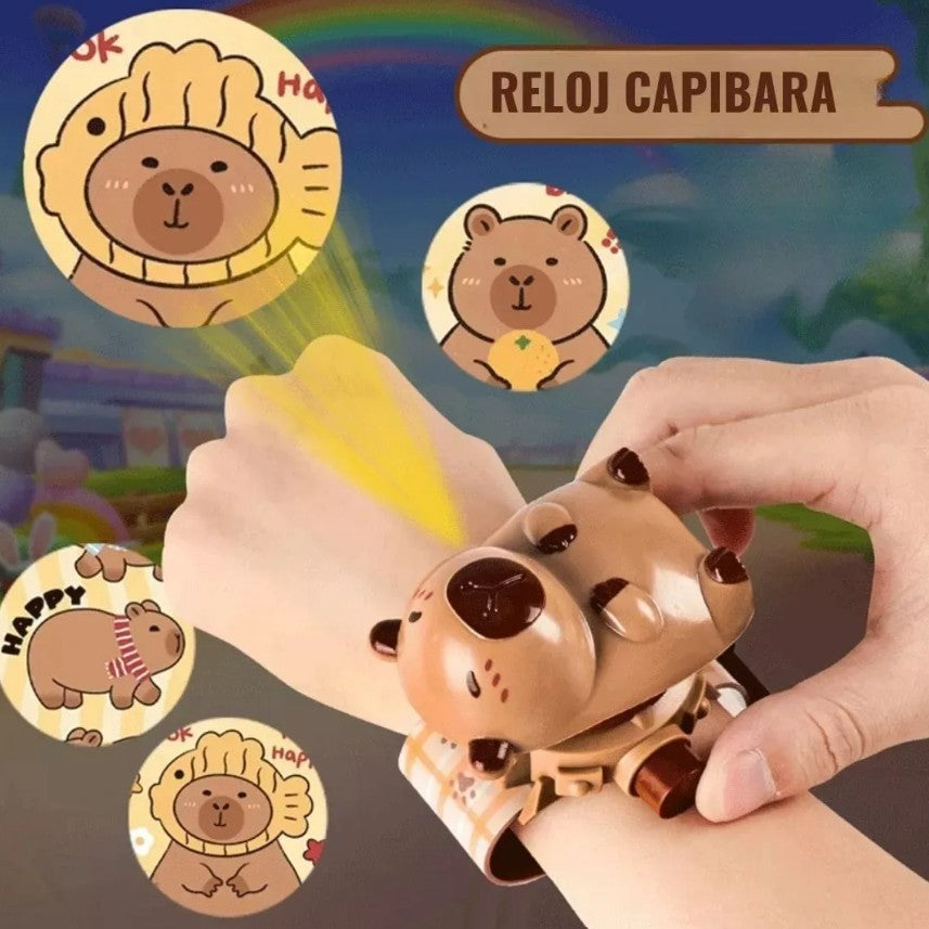 Pack x2 Relojes Proyector Capibara 3D (Edición Viral TikTok)