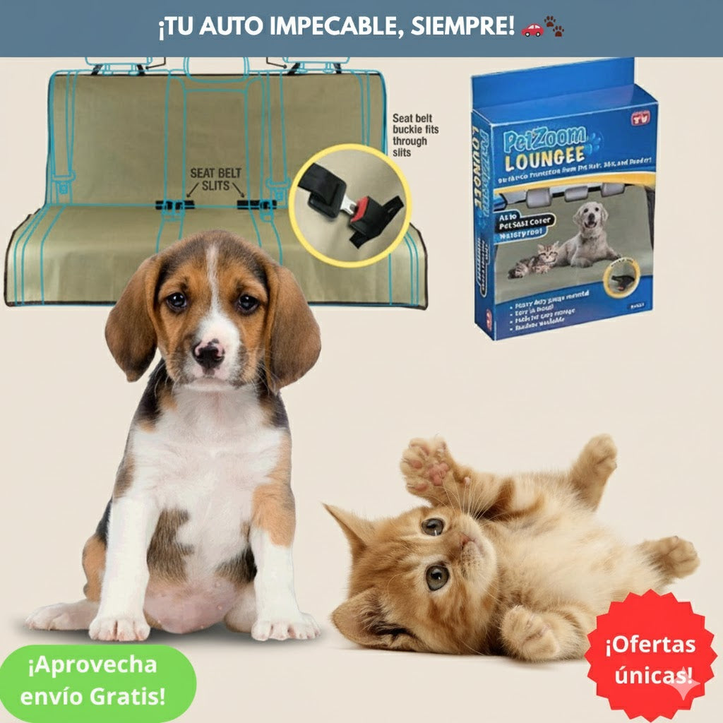 FUNDA PRO IMPERMEABLE - ¡MANTÉN TU AUTO IMPECABLE SIEMPRE! 🚗🐾