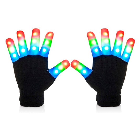 GUANTES LUMINOSOS MULTICOLOR RGB